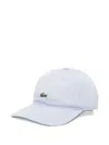 Lacoste Logo-patched Cap In Blue