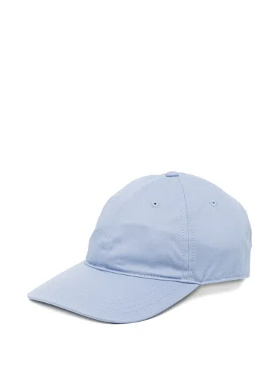 Lacoste Logo-patched Cap In Blue