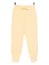 Lacoste Logo-plaque Track Pants In Yellow