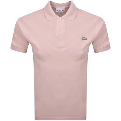 Lacoste Logo Polo Pink