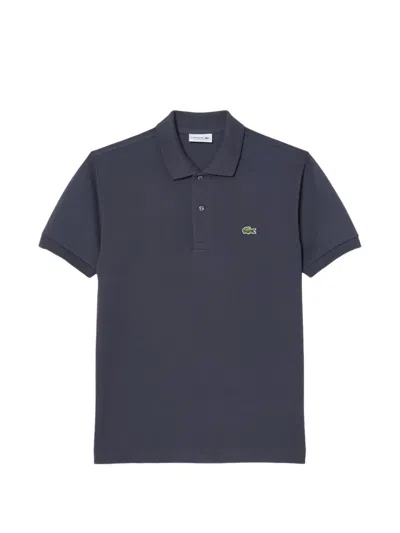 Lacoste Logo Polo Shirt In Blue