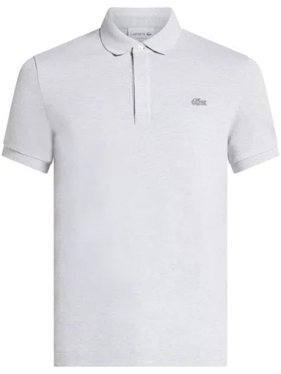 Lacoste Logo Polo Shirt In Grey