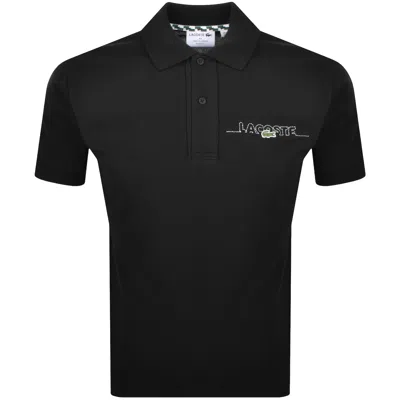 Lacoste Logo Polo T Shirt Black