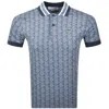 Lacoste Men's Classic Fit Monogram Polo - Xl - 6 In Blue