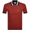 LACOSTE LACOSTE LOGO POLO T SHIRT RED