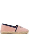 Lacoste Logo-print Espadrilles In Pink