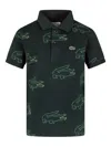 Lacoste Logo-print Polo Shirt In Green