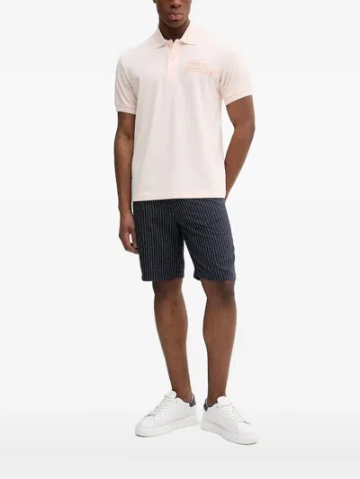 Lacoste Logo-print Polo Shirt In White