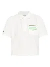 Lacoste Logo-print Polo Top In 白色