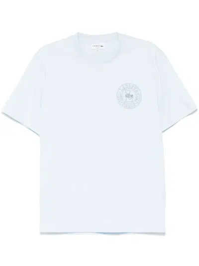 Lacoste Logo-print T-shirt In Blue