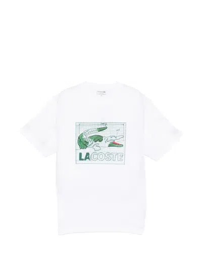 Lacoste Logo-print T-shirt In White