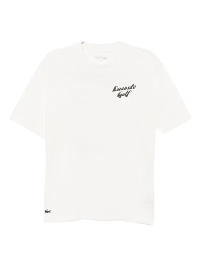 LACOSTE LOGO-PRINTED T-SHIRT
