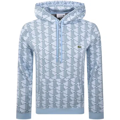 Lacoste Logo Pullover Hoodie Blue