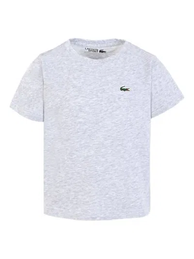 Lacoste Kids' Logo Short-sleeve T-shirt In Blue