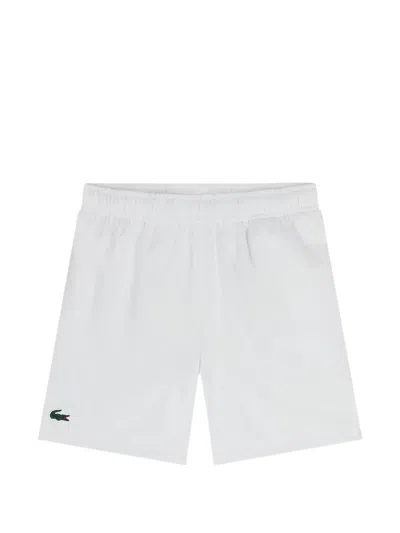 Lacoste Kids' Logo Shorts In White