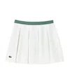 Lacoste Logo Skirt In White