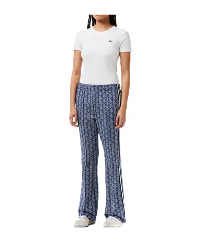 Lacoste Logo Sweatpants In Blue