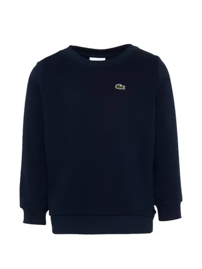 Lacoste Kids' Logo Sweatshirt In Black