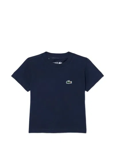 Lacoste Logo T-shirt In Blue