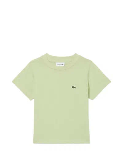 Lacoste Kids' Logo T-shirt In Green