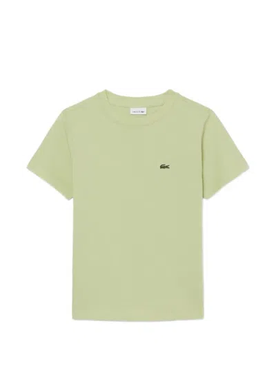 Lacoste Kids' Logo T-shirt In Green