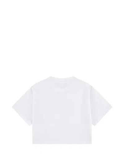 Lacoste Kids' Logo T-shirt In White