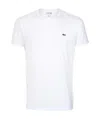 Lacoste White Cotton T-shirt In White