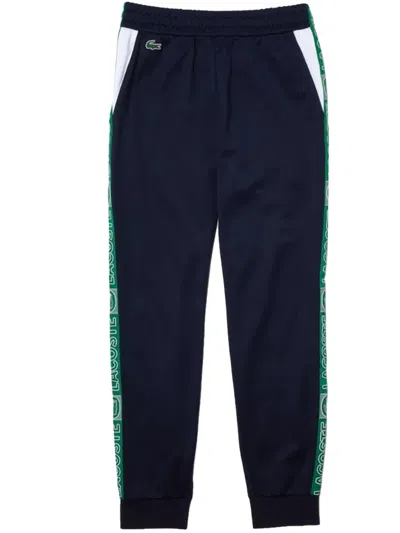 Lacoste Logo-tape "navy" Track Pants In Blue