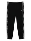 Lacoste Logo-tape Track Pants In Black