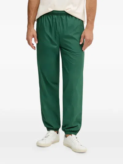 Lacoste Logo Track Pants In Green