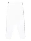 Lacoste Logo-trim Track Pants In White