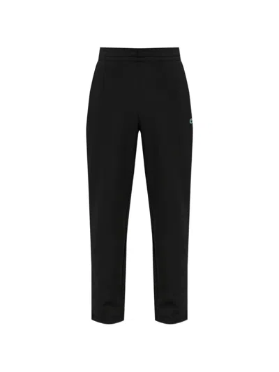 Lacoste Logo Trousers In Black