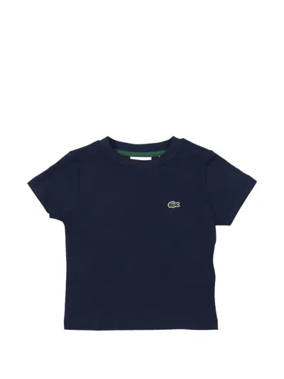Lacoste Logo T-shirt In Blue