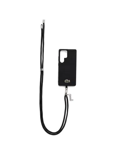 Lacoste Logo-appliqué Samsung Galaxy S25 Ultra Phone Case In Black