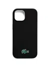 Lacoste Logo-detail Iphone Case In Black