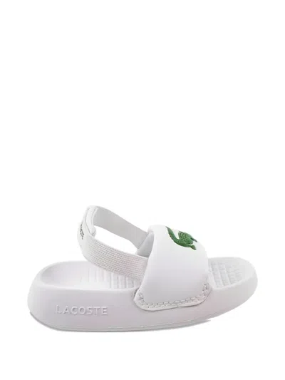Lacoste Babies' Logo-detail Sandals In White