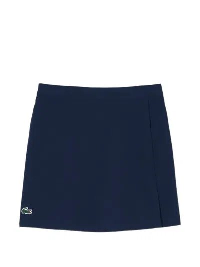 Lacoste Logo-detail Skorts In Blue