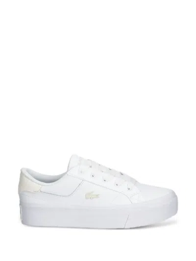 Lacoste Logo-detail Sneakers In White