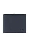 Lacoste Logoed Wallet In Blue