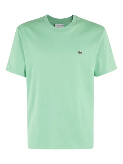 Lacoste Logo-motif T-shirt In Green
