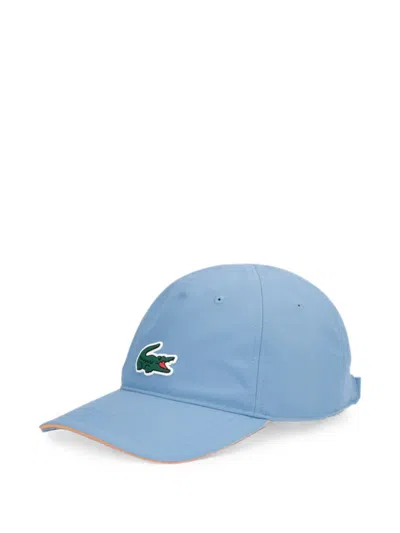 Lacoste Logo-patch Baseball Cap In Blue