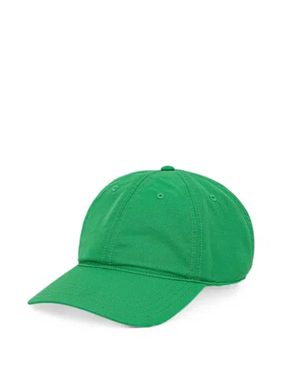 Lacoste Logo-patch Baseball Cap In Green
