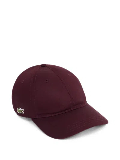 Lacoste Logo-patch Baseball Cap In Green