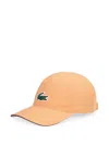 Lacoste Logo-patch Baseball Cap In Orange