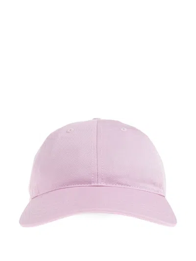 Lacoste Logo-patch Baseball Cap In Pink