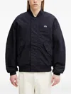 Lacoste Logo-patch Bomber Jacket In Multi