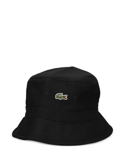 Lacoste Fischerhut Mit Logo-patch In Transparent