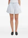Lacoste Logo-patch Elasticated Shorts In White