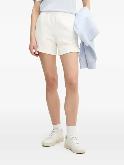 Lacoste Logo-patch Elasticated Shorts In White
