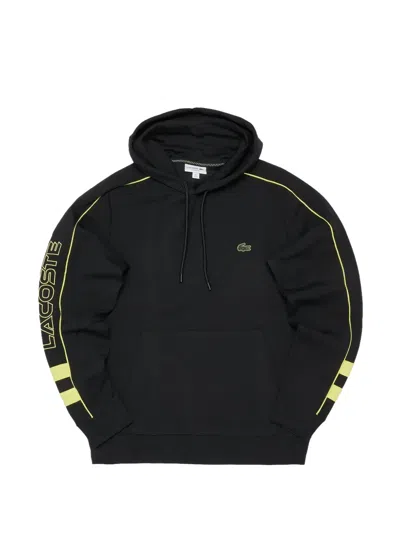 Lacoste Logo-patch Hoodie In Multi